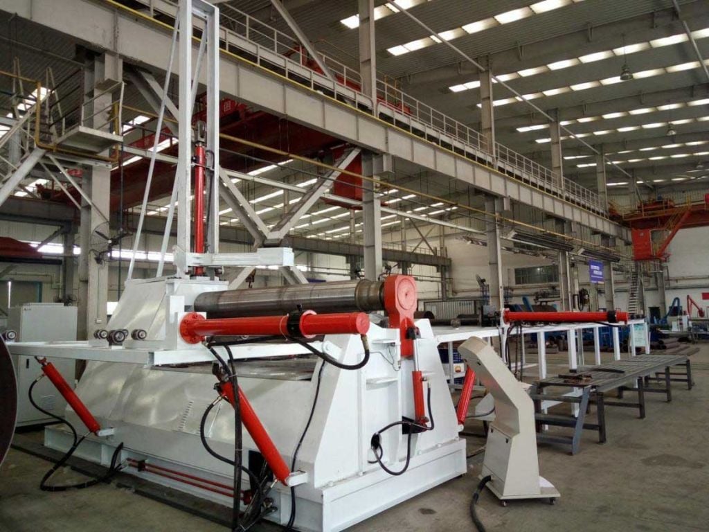 4 roll plate rolling machine