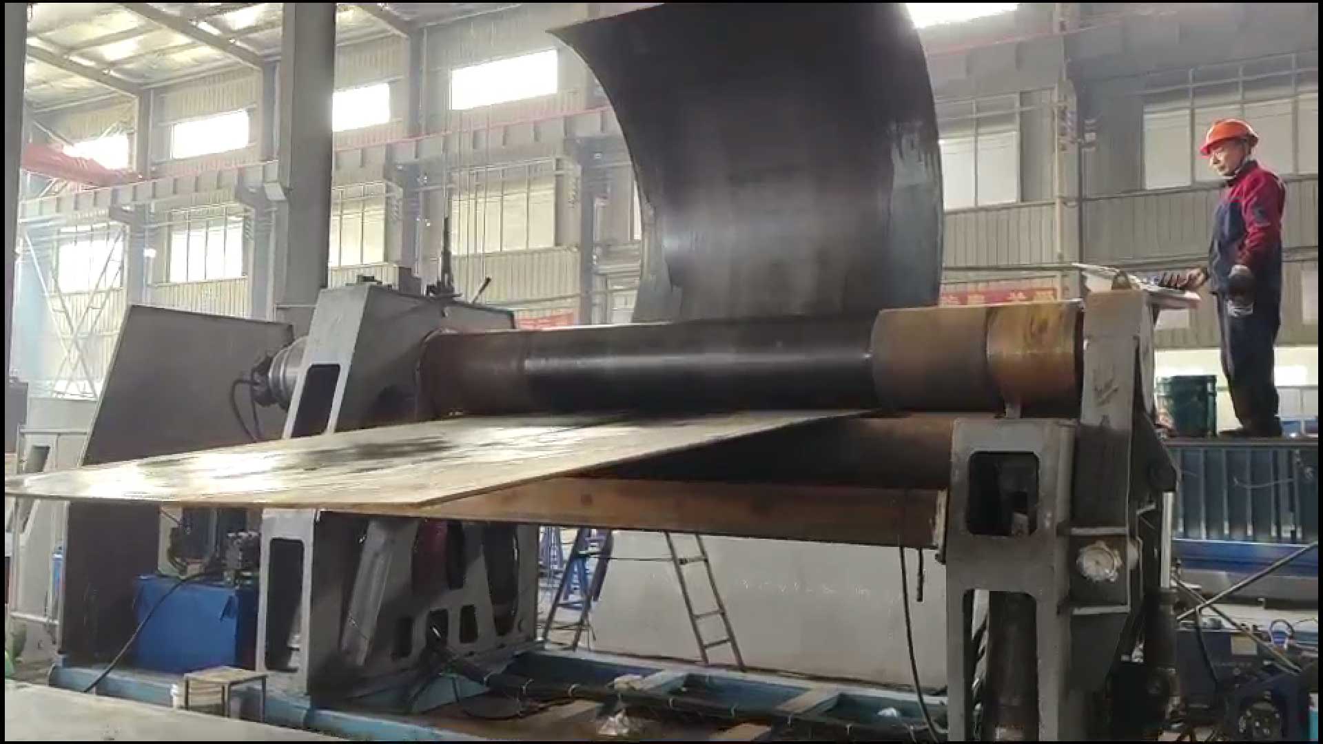 info-1-1 6 steps of plate rolling process of 4-roll plate roller